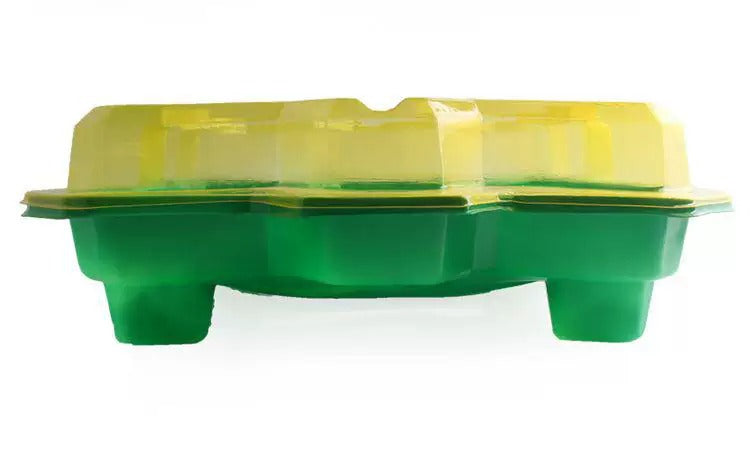 Spinning Top Battles Arena Stadium Platform 36x36x7.5 cm Green
