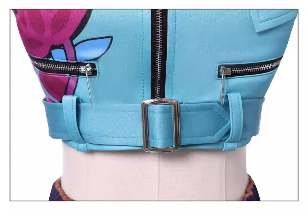 Cosplay K-Pop Demon Hunters Zoey Costume Set S-3XL Unisex Adult & Kids