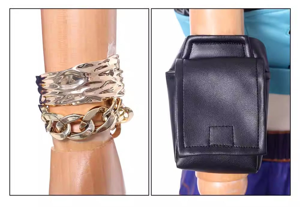 Cosplay K-Pop Demon Hunters Zoey Costume Set S-3XL Unisex Adult & Kids