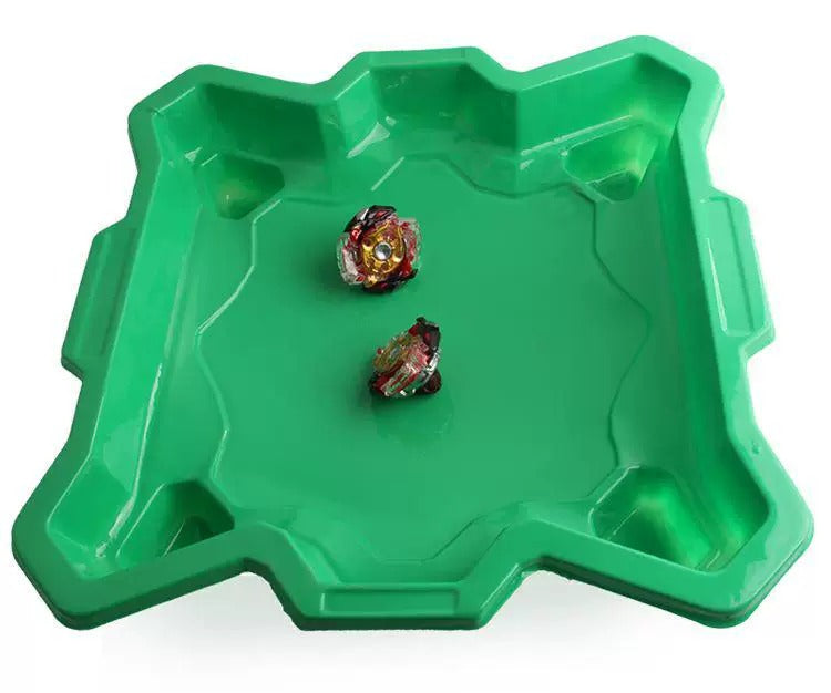 Spinning Top Battles Arena Stadium Platform 36x36x7.5 cm Green