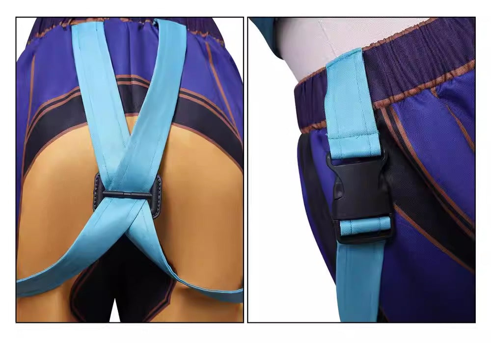 Cosplay K-Pop Demon Hunters Zoey Costume Set S-3XL Unisex Adult & Kids