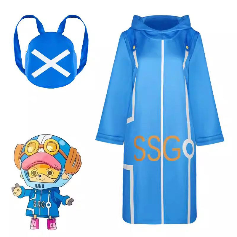 Cosplay One Piece Tony Tony Chopper Costume Set 110-150cm Unisex Kids