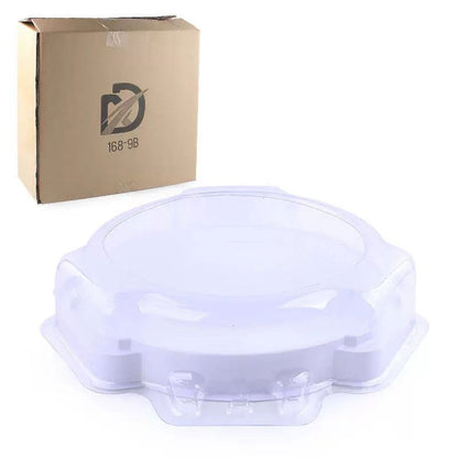 Spinning Top Battles Arena Stadium Platform 40x40x9 cm White
