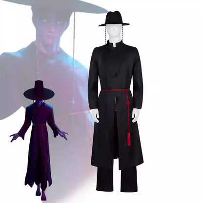 Cosplay K-Pop Demon Hunters Saja Boys Jinu Costume Set S-3XL Unisex Adult & Kids