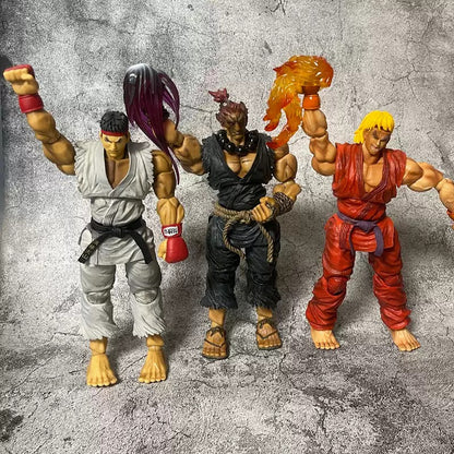 Super Street Fighter IV Arcade Edition Play Arts Kai Vol. 2 Action Figure 25 cm Ryu/Ken/Akuma