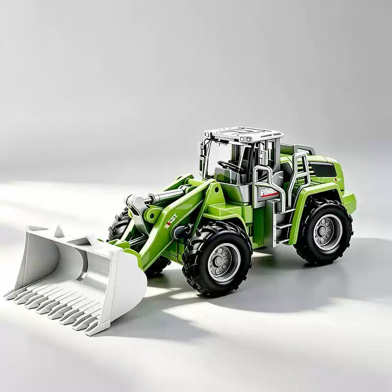 Collectables Diecast Construction Multifunctional Inertia Bulldozer Front Loader 20 x 8.5 x 7.5 cm
