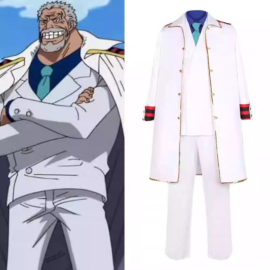 Cosplay One Piece Monkey D. Garp Costume Set S-3XL Adult