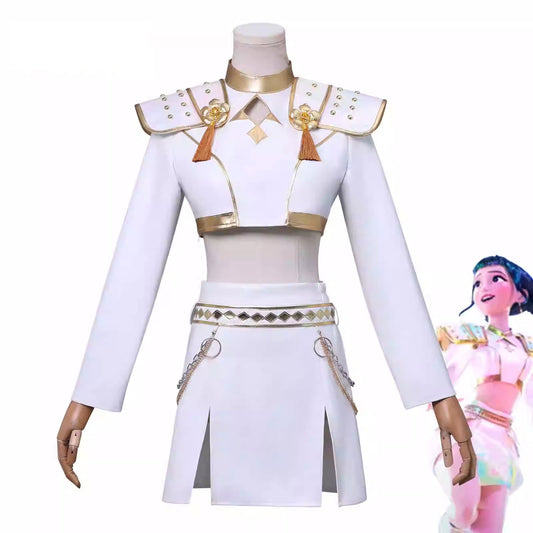 Cosplay K-Pop Demon Hunters Zoey Costume Set S-3XL Unisex Adult & Kids