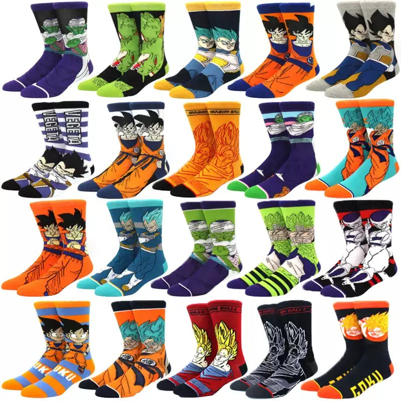 Dragon Ball Z Men's Socks Size Free Vary Colours