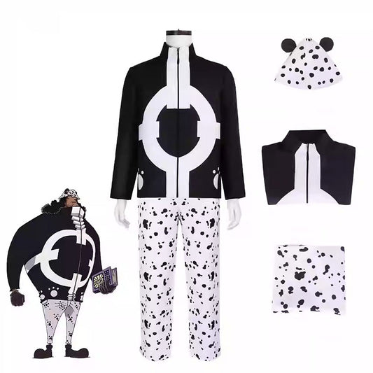 Cosplay One Piece Bartholomew Kuma Costume Set XS-3XL Adult