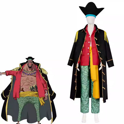 Cosplay One Piece Marshall D. Teach Blackbeard Costume Set XS-3XL Adult