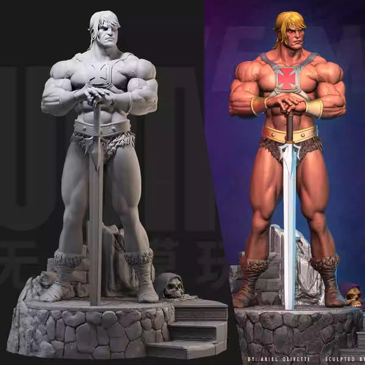 MASTER OF UNIVERSE HE-MAN 3D PRINTED GARAGE KIT RESIN FIGURE STATUE 1/18-1/24
