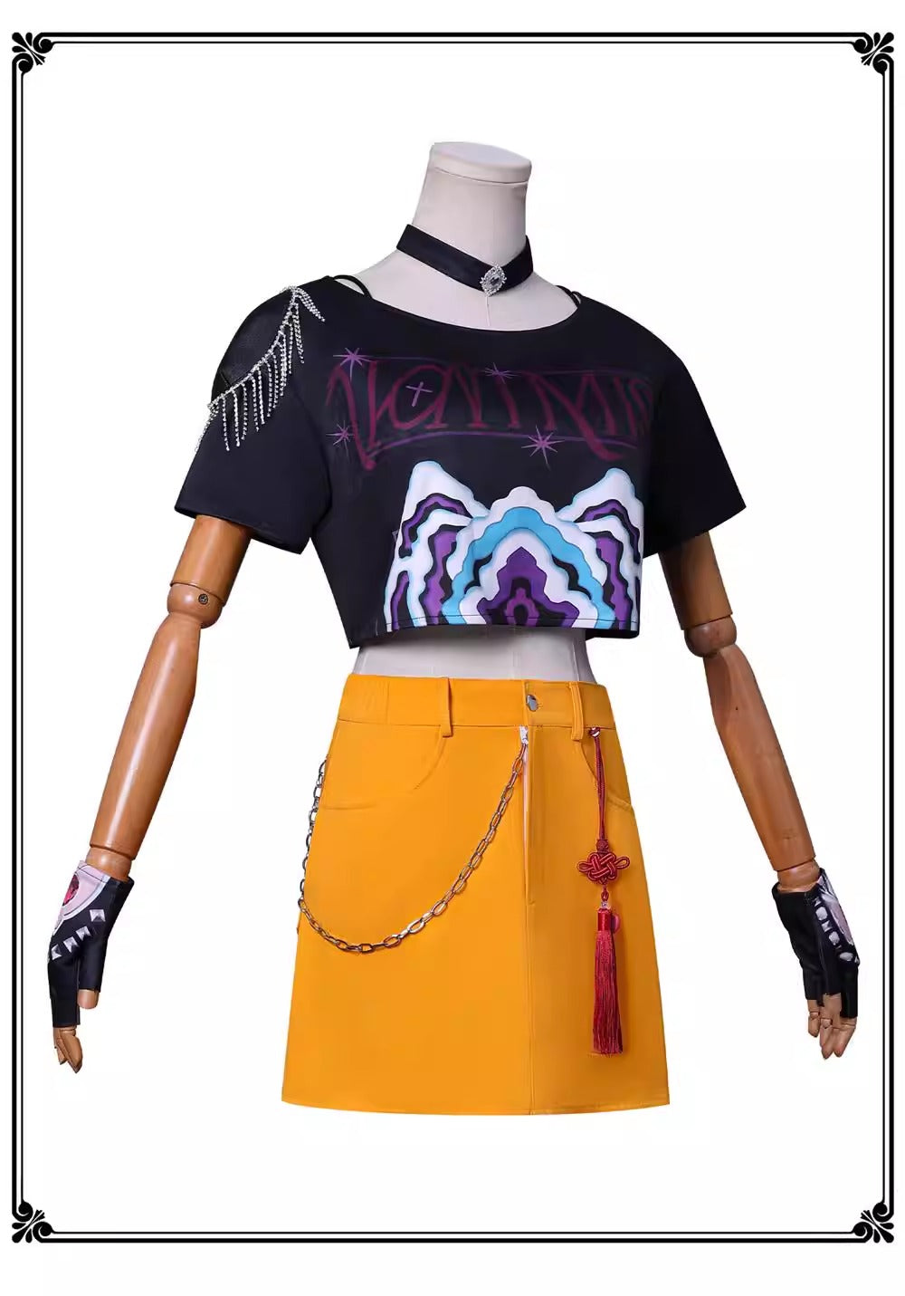 Cosplay K-Pop Demon Hunters Mira Costume Set S-3XL Unisex Adult & Kids