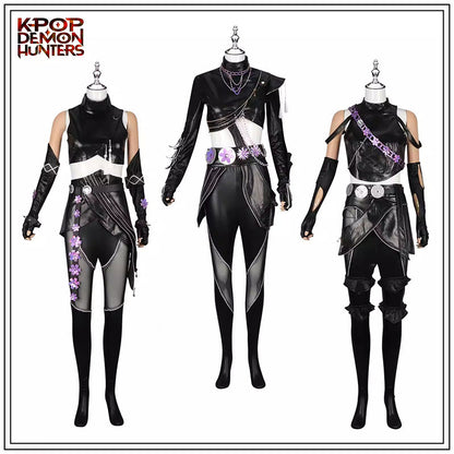 Cosplay K-Pop Demon Hunters Mira Costume Set S-2XL Adult