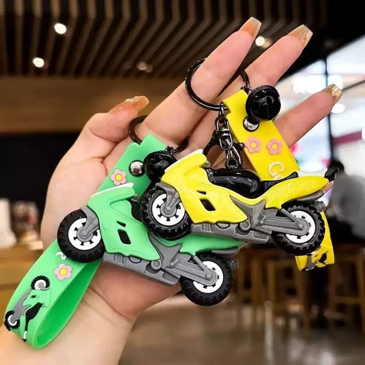 3D Sport Bike Motorcycle Keychain Gifts 5 Colours
