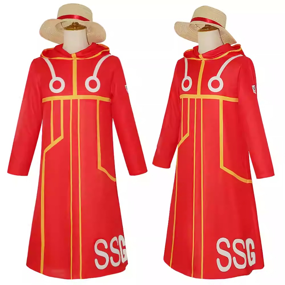 Cosplay One Piece Egghead Island Arc Monkey D. Luffy Costume Set S-2XL Adult