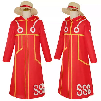 Cosplay One Piece Egghead Island Arc Monkey D. Luffy Costume Set S-2XL Adult