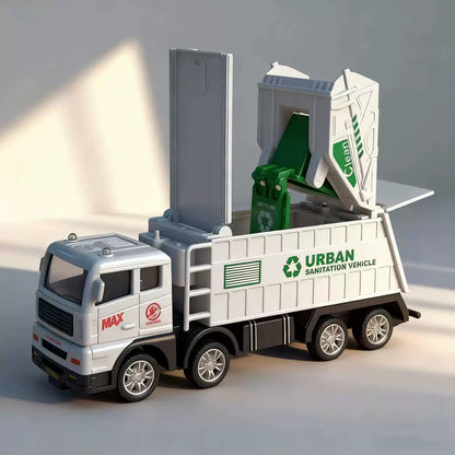 Collectables Urban Sanitation Vehicle Garbage Truck Set