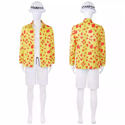 Cosplay One Piece Trafalgar D. Water Law Costume Set XS-3XL Adult