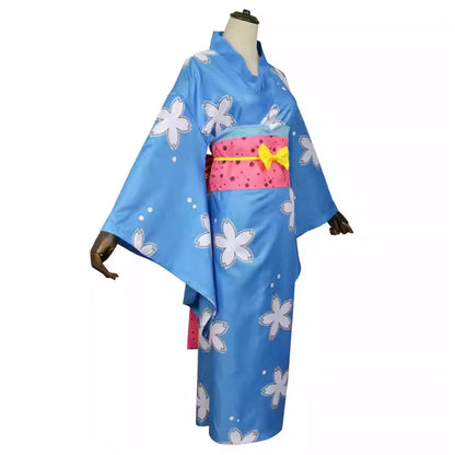 Cosplay One Piece Nami Kimono Costume Set S-2XL Adult