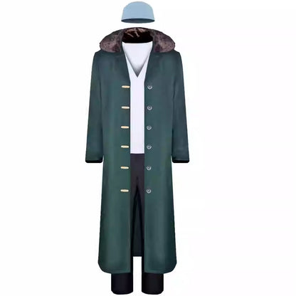 Cosplay One Piece Kuzan Aokiji Costume Set XS-3XL Adult