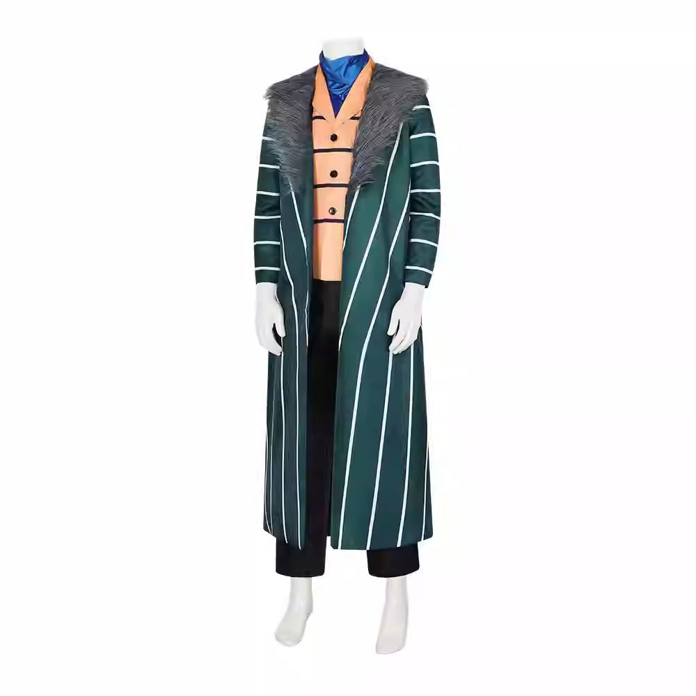 Cosplay One Piece Seven Warlords of the Sea Sir Crocodile Costume Set S-3XL Adult