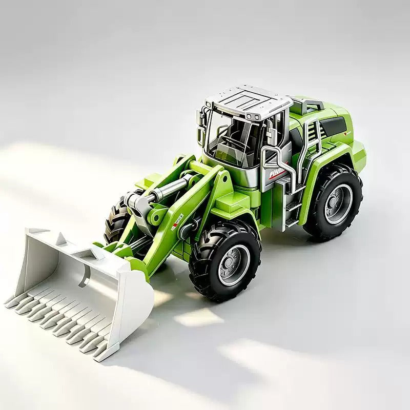 Collectables Diecast Construction Multifunctional Inertia Bulldozer Front Loader 20 x 8.5 x 7.5 cm