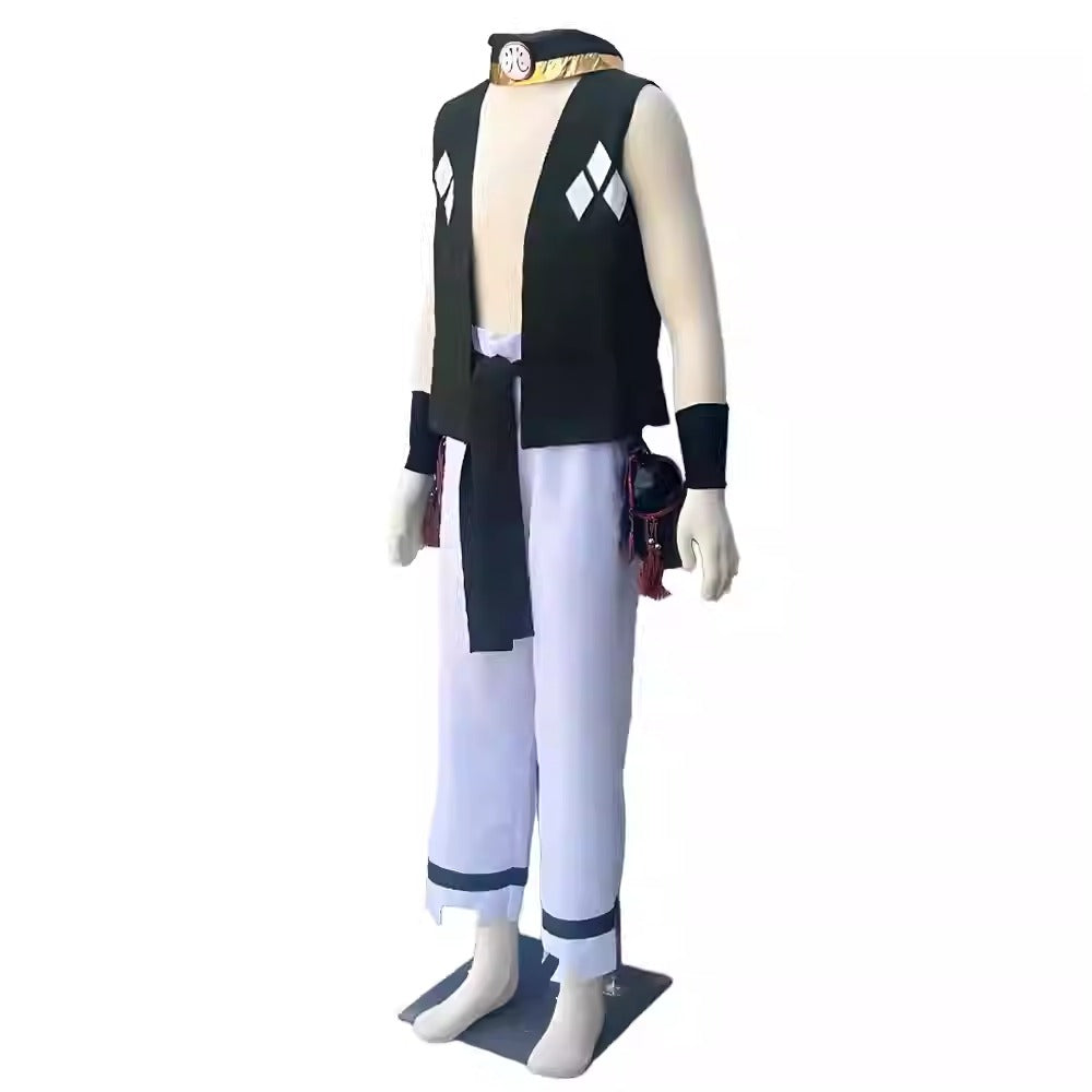 Cosplay The King Of Fighters KOF Chin Gentsai Costume Set XXS-3XL Unisex Adult / Kids