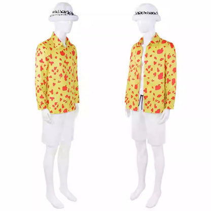 Cosplay One Piece Trafalgar D. Water Law Costume Set XS-3XL Adult