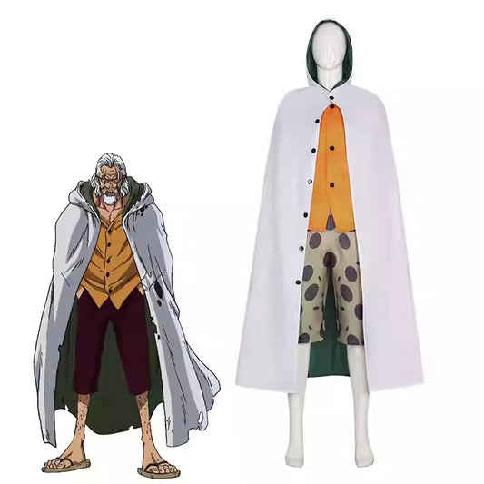 Cosplay One Piece Silvers Rayleigh Costume Set S-3XL Adult