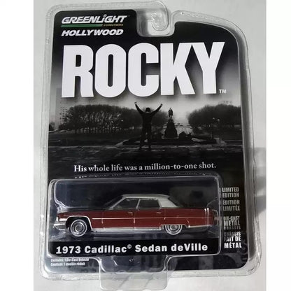 Collectables Greenlight 1:64 Rocky 1973 Cadillac Sedan deVille Diecast Model Car