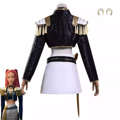 Cosplay K-Pop Demon Hunters Mira Costume Set S-3XL Unisex Adult & Kids