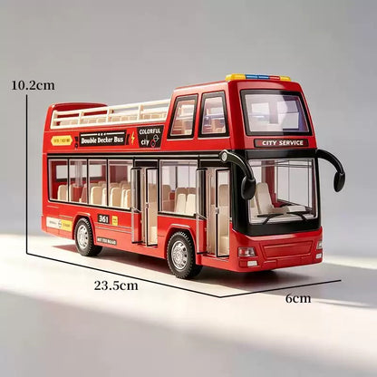 Collectables Double Decker City Sightseeing Bus with Light & Sound 2 Colours