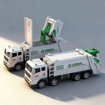 Collectables Urban Sanitation Vehicle Garbage Truck Set