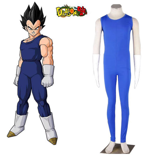 Cosplay Dargon Ball Vegeta Costume Set XXS-3XL Unisex Adult & Kids