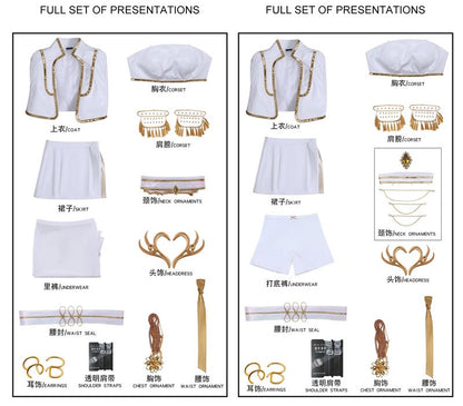 Cosplay K-Pop Demon Hunters Mira Costume Set S-3XL Unisex Adult & Kids