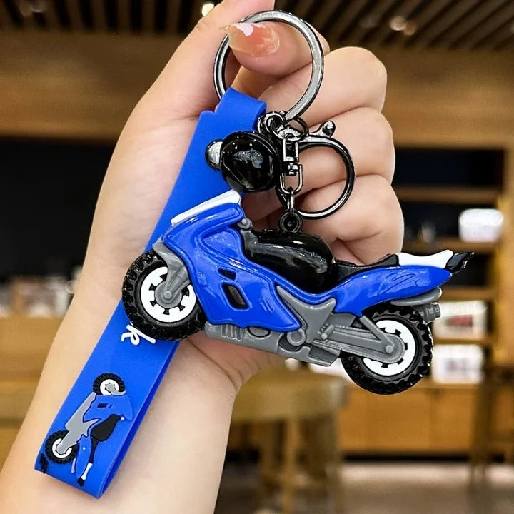 3D Sport Bike Motorcycle Keychain Gifts 5 Colours