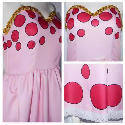 Cosplay One Piece Charlotte Linlin Costume Set S-3XL Adult