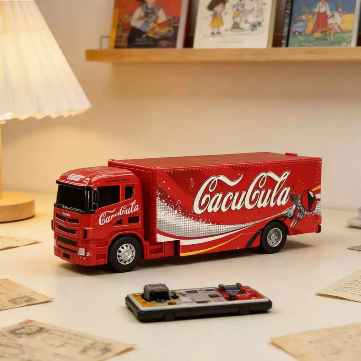 Collectables Diecast Coca-Cola Truck 13 x 4.4 x 5cm