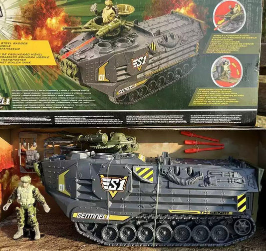 Collectables True Heroes Sentinel 1 Mobile Squad "Steel Badger" Playset