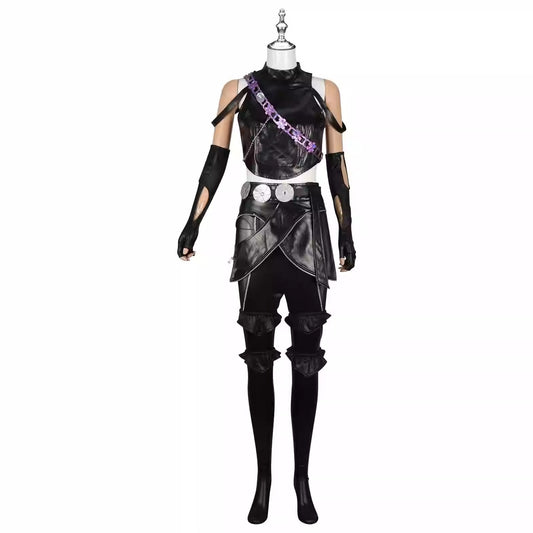 Cosplay K-Pop Demon Hunters Zoey Costume Set S-2XL Adult