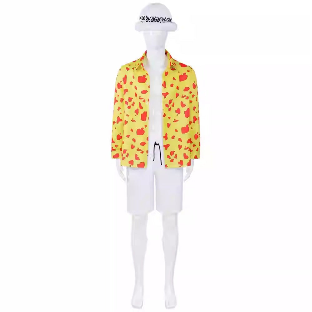 Cosplay One Piece Trafalgar D. Water Law Costume Set XS-3XL Adult