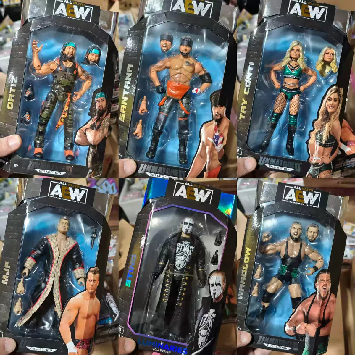 Jazwares AEW Unrivaled Series 9 collection Thunder Rosa Chase Edition Action Figure 15 cm