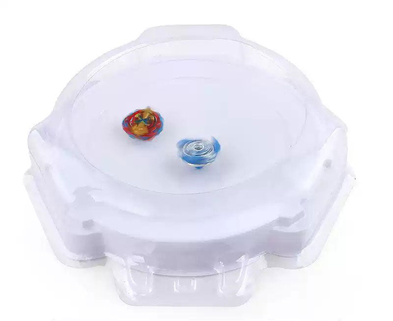 Spinning Top Battles Arena Stadium Platform 40x40x9 cm White