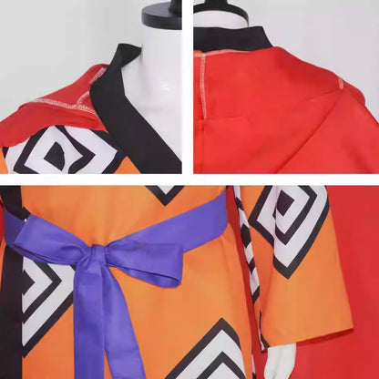 Cosplay One Piece Jinbe Costume Set XS-3XL Adult