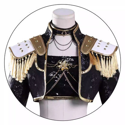 Cosplay K-Pop Demon Hunters Mira Costume Set S-3XL Unisex Adult & Kids