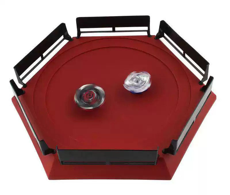 Spinning Top Battles Hexagonal Arena Stadium Platform 38x33x7.5 cm 3 Colours