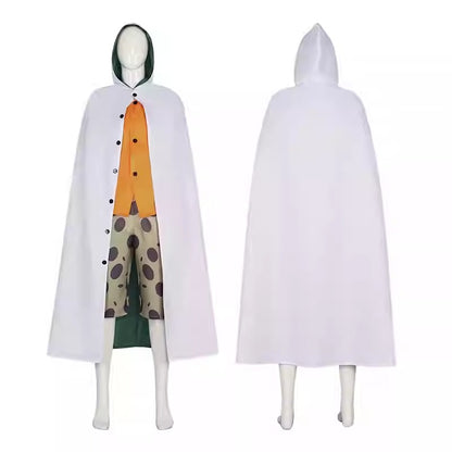 Cosplay One Piece Silvers Rayleigh Costume Set S-3XL Adult