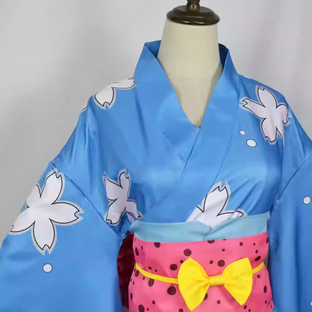 Cosplay One Piece Nami Kimono Costume Set S-2XL Adult
