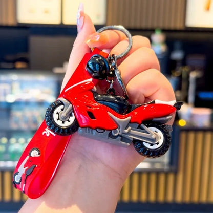 3D Sport Bike Motorcycle Keychain Gifts 5 Colours